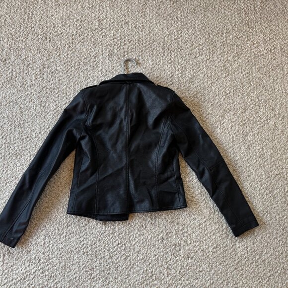CoffeeShop New York black leather jacket size small - Picture 2 of 3